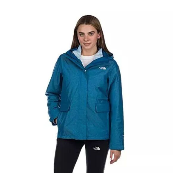 The North Face NF0A4844Q2 Triclimate Jacket Women's 3X Banff Blue Hooded APP462 - Picture 1 of 9